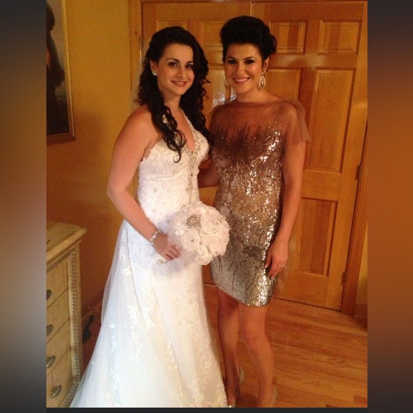 Jenny Packham Nude Sequin Dress Spring 2011 🤎 - Picture 17 of 17